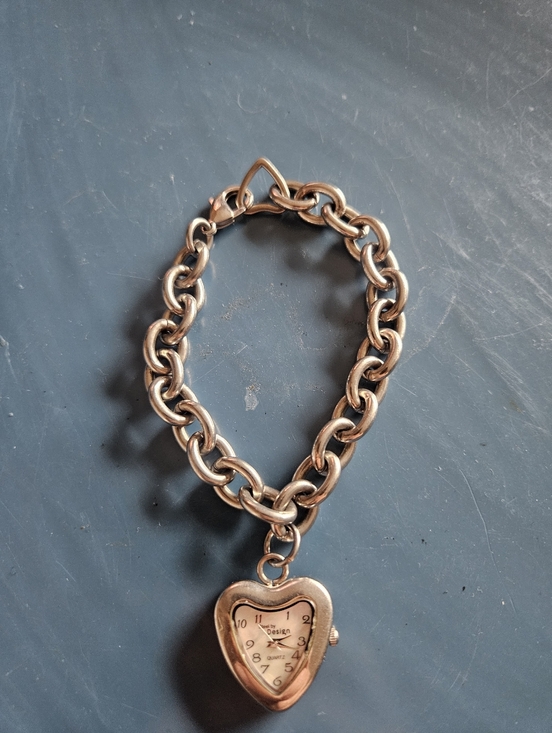 Steel by Design Bracelet Heart Watch